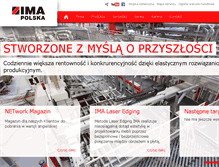 Tablet Screenshot of ima-polska.pl